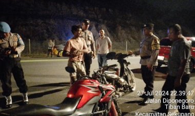 Operasi Cipta Kondisi Malam Minggu Dipimpin Langsung oleh Kapolsek Sekupang