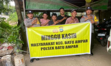 Minggu Kasih Kamtibmas bersama Warga/masyarakat  kel.tanjung Sengkuang Kec.Batu Ampar-  kota Batam