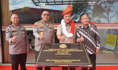 Kapolda Kepri Irjen Pol Yan Fitri Halimansyah Resmikan Gedung Baru PP Polri Kepulauan Riau Bersama Ketua Umum