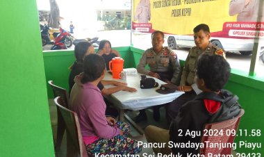 Polsek Sungai Beduk Gelar Program Jumat Curhat Kamtibmas Bersama Masyarakat Kecamatan Sungai Beduk