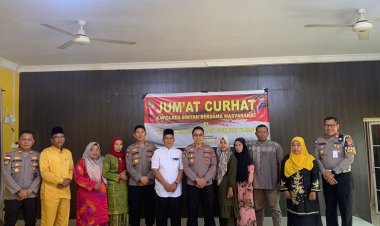 Jumat Curhat Kapolres Bintan di Kecamatan Gunung Kijang, Tampung Keluhan Masyarakat