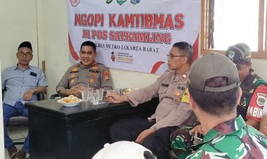 Ngopi Kamtibmas Polsek Kebon Jeruk, Mewujudkan Keamanan Menjelang Pilkada DKI 2024