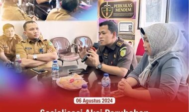 Kepala Seksi Tindak Pidana Khusus Hadiri Sosialisasi Aksi Perubahan