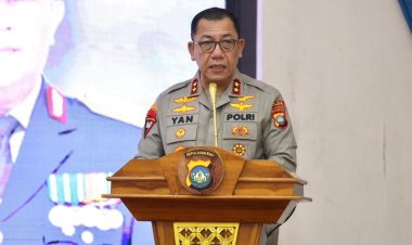 Kapolda Kepri Irjen Pol. Drs. Yan Fitri Halimansyah, M.H., Pimpin Upacara Sertijab Pejabat Utama Polda Kepri dan Kapolres Jajaran