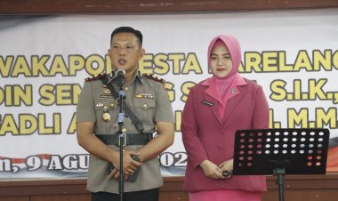 Kapolresta Barelang Pimpin Upacara Serah Terima Jabatan Wakapolresta Barelang