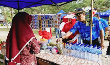 Meriahkan HUT ke-79 RI: Lanud Raden Sadjad Angkat UMKM Natuna di Pasar Minggu Ria dan Lomba 17 Agustus