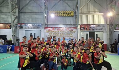 Polda Kepri Sabet Juara Umum dan Piala Bergilir di Kejuaraan Silat TNI-AL