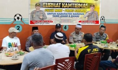 POLRES KARIMUN POLDA KEPRI GELAR CURHAT KAMTIBMAS: PERKUAT KEMITRAAN DAN SOSIALISASI PILKADA 2024