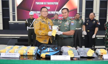Pangdam XII/Tpr Serahkan 10,54 Kilogram Sabu ke BNN, Ajak Seluruh Pihak Berperang Melawan Narkoba