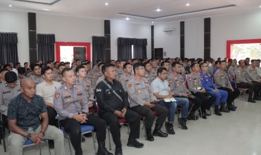 Kapolres Lingga Berikan Arahan Perdana Kepada Personel