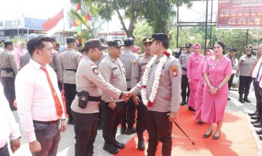 Kunjungi Polsek Bengkong, Kapolresta Barelang Motivasi Personil Agar Semangat Menjalankan Tugas Negara, Siapapun yang Melapor Layani dengan Baik