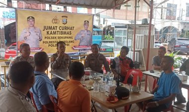 Kapolsek Sekupang Dalam Jumat Curhat Kamtibmas Bersama Warga Tiban Baru