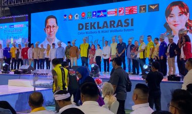 Deklarasi Pasangan Amsakar-Li Claudia sebagai Calon Wali Kota dan Wakil Wali Kota Batam 2024