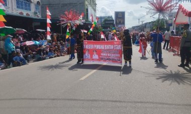 Polres Bintan Terjunkan Personil Pengamanan Pawai Nusantara Peringati HUT Kemerdekaan RI Ke 79