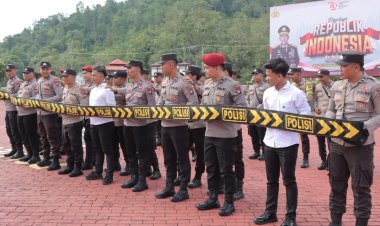 Jelang Pilkada 2024 Personel Polres Lingga Tingkatkan Kemampuan Personel Dengan Latihan Dalmas