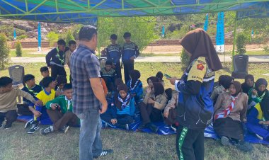 Polisi Ingatkan Dampak Bahaya Narkoba Kepada Anggota Pramuka