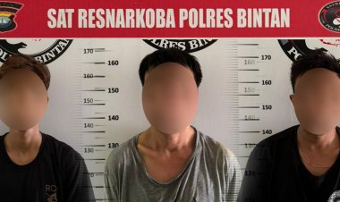 Satuan Reserse Narkoba Polres Bintan Tangkap Pelaku Residivis Narkoba