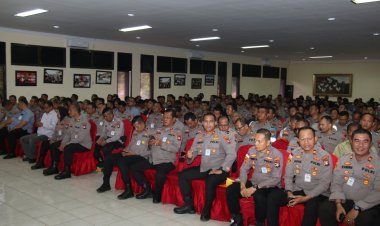 Polresta Barelang Menggelar Pelatihan Pra Operasi Mantap Praja Seligi 2024