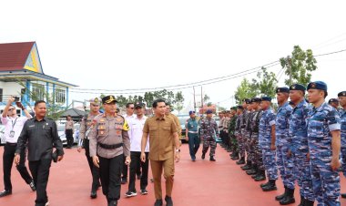 Operasi Mantab Praja Seligi 2024 Polres Bintan, Diresmikan Kapolres Bintan Dengan Apel Gelar Pasukan
