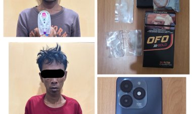 Dua Tersangka Peredaran Narkotika Jenis Sabu Diamankan Polda Kepri