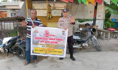 Saber Pungli, Bhabinkamtibmas Sei Harapan Gencarkan Sosialisasi Warga