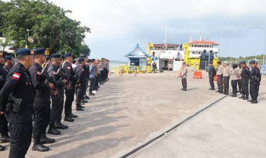 Polda Kepri Laksanakan Apel Serpas Persiapan Operasi Mantap Praja 2024