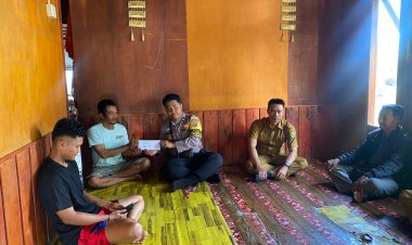 Polres Lingga Berikan Santunan Kepada Masyarakat