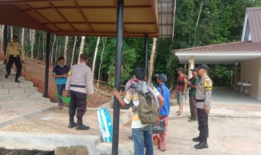 Jelang Pilkada, Polres Bintan Gencar Berikan Himbauan Jaga Kamtibmas Kepada Masyarakat