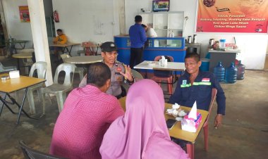 Sambang Bhabinkamtibmas Polsek Sekupang, Serukan Pilkada 2024 Yang Damai Kepada Warga