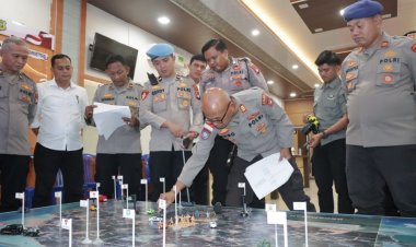 Tactical Floor Game (TFG) Operasi Mantap Praja Seligi 2024 Polres Karimun