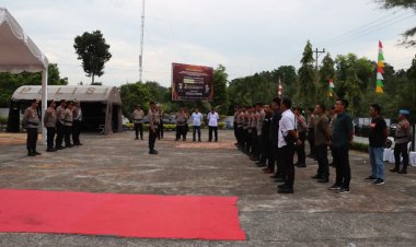 Pendaftaran Calon Bupati dan Wakil Bupati Bintan Berjalan Aman, Ketua KPUD Bintan Ucapkan Terima Kasih Kepada Polres Bintan