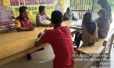 Polsek Sungai Beduk Gelar Program Jumat Curhat Kamtibmas, Masyarakat Dukung Upaya Pemeliharaan Keamanan