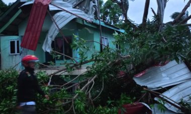 Angin Puting Beliung Terjang Bandarsyah, Dua Rumah Rusak