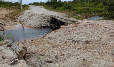 Kerusakan Jembatan Semala di Batubi, Penghubung ke Klari, dalam Kondisi Darurat: Warga Minta Tindakan Segera
