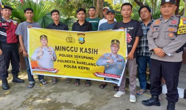 Laksanakan Kegiatan Minggu Kasih, Polsek Sekupang Bangun Kedekatan Dengan Masyarakat
