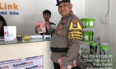 Polsek Sekupang Sosialisasikan Anti Hoaks dan Netralitas Pilkada Damai di Tiban Lama