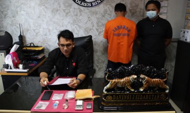 Kembali, Satuan Narkoba Polres Bintan Tangkap Residivis Narkoba dan Amankan Sejumlah Barang Bukti
