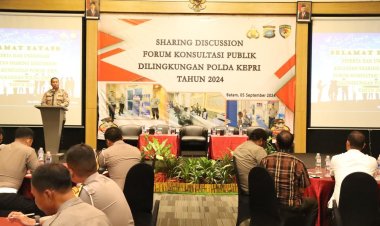 RORENA POLDA KEPRI LAKSANAKAN KEGIATAN FORUM KONSULTASI PUBLIK TAHUN 2024
