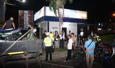 Gabungan Polresta Barelang dan Polsek Jajaran Lakukan Cipta Kondisi Amankan 156 Unit Kendaraan yang Menggunakan Knalpot Brong