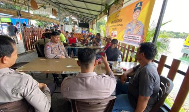 Polsek KKP Melaksanakan Kegiatan Minggu Kasih Dipelabuhan ASDP Roro Punggur