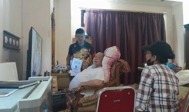 Kunjungan IWO Indonesia Kabupaten Natuna ke Kediaman Tokoh Masyarakat Daeng Rusnadi