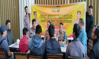 Kegiatan Jumat Curhat Polresta Barelang bersama Warga Kec. Bengkong
