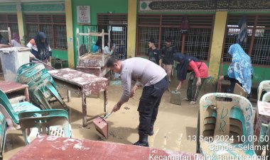 Sinergi TNI-Polri dan Pemerintah Kecamatan Dolok Batu Nanggar, Evakuasi Cepat Bantu Korban Banjir di Simalungun