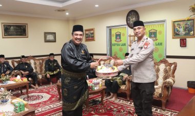 Peringatan Maulid Nabi Besar Muhammad SAW 1446 Hijriah, Polresta Barelang Gelar Anjangsana Silaturahmi Dengan Toga dan Tomas di Kantor LAM Kota Batam