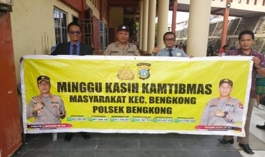 Minggu Kasih Kamtibmas: Polsek Bengkong Jalin Silaturahmi dengan Jemaat Gereja HKBP Estomihi