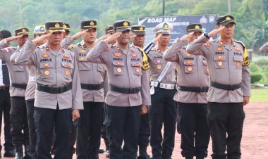 Polres Lingga Jaga Semangat Pengabdian Dengan Upacara Hari Kesadaran Nasional