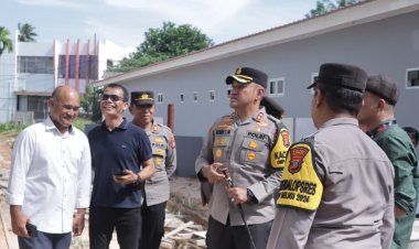 Kapolres Karimun Cek Gudang Logistik KPU