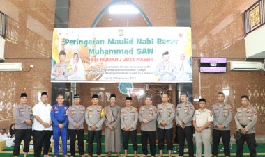 Polresta Barelang Gelar Peringatan Maulid Nabi Muhammad SAW 1446H/2024M