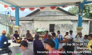 Program Jumat Curhat Kamtibmas Polsek Sungai Beduk Berlangsung Lancar