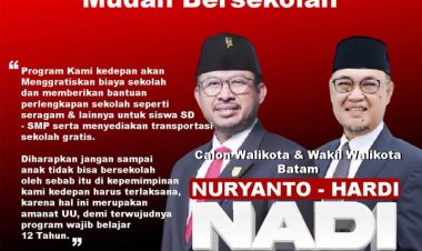 Pasangan Calon Nadi Batam Fokus pada Program Pendidikan Gratis: Nuryanto-Hardi Siapkan Inisiatif Baru